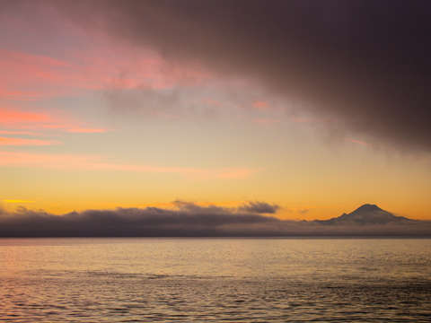 Elliot bay sunrise