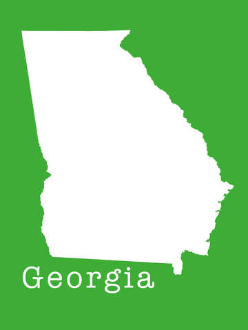 Georgia state outline