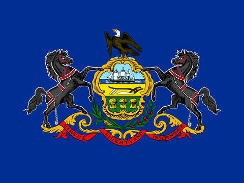 State flag of pennsylvania