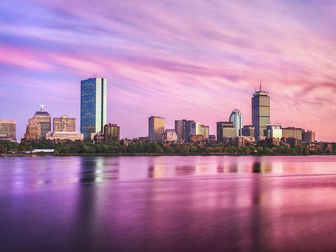 Boston sunset