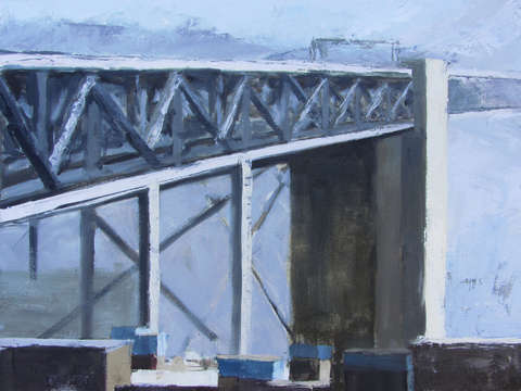 Bay Bridge in Fog 2