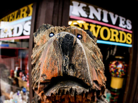 Ruidioso wooden bear