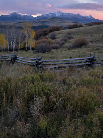 Sunset in the san juans