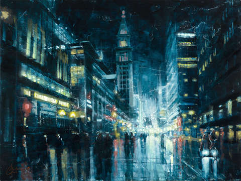 16th st mall at night denver colorado