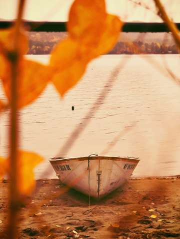 Autumn boat