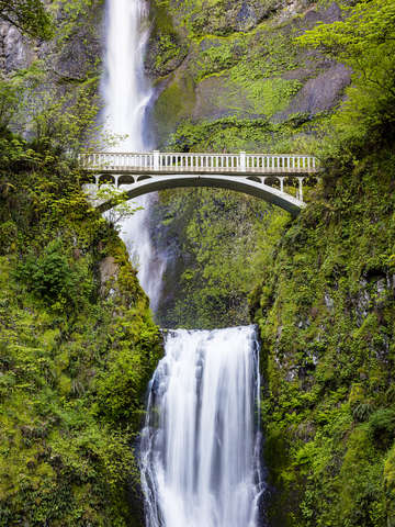 Benson bridge at multnomah falls