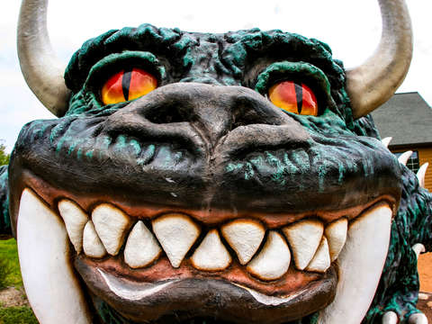Monster statue