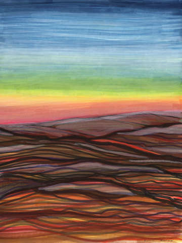 Rocky dusk