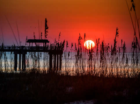 Suns up in orange beach