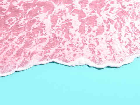 Pink ocean