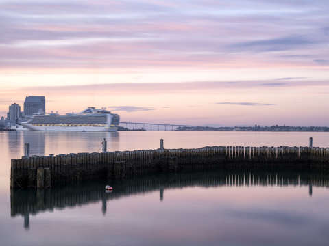 Pastel harbor