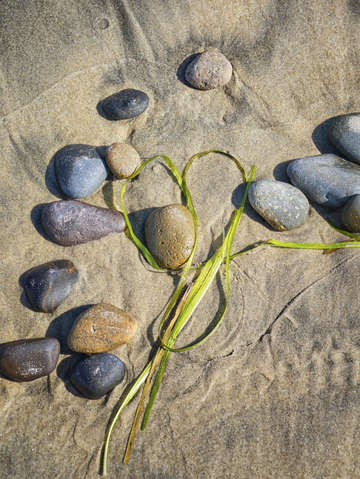Heart among the rocks
