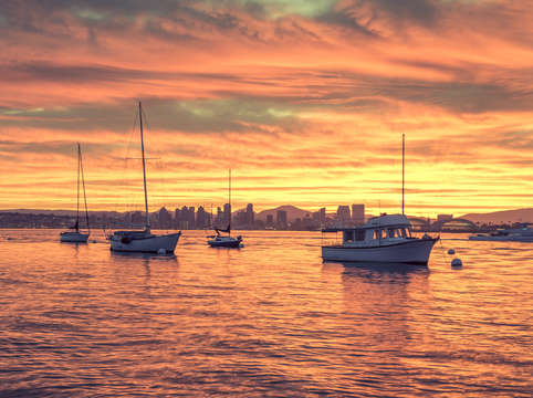 Waters on fire