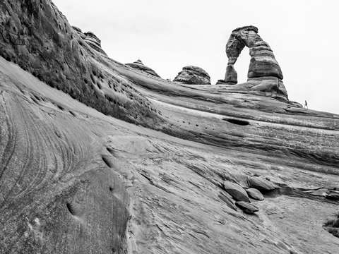 Delicate arch from below 2