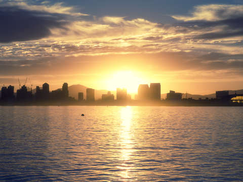 A san diego sunrise