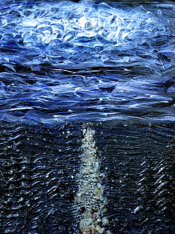 Moonlit ripples