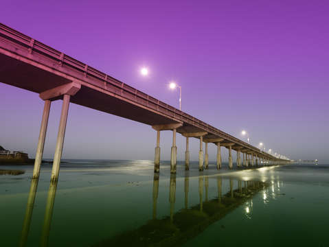 Psychedelic pier