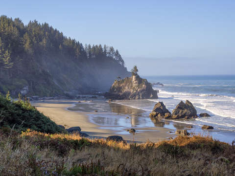Its hidden beach