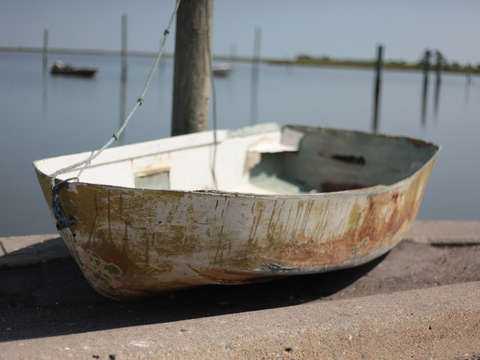 Boat on chesapeake bay