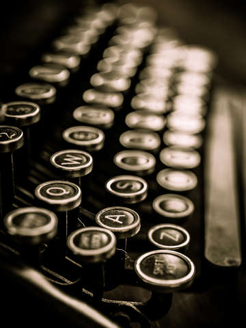 Vintage typewriter