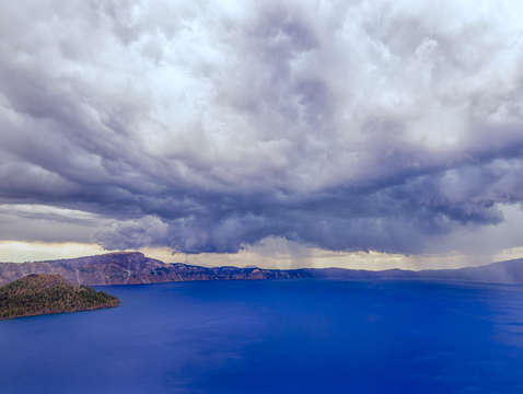 Big gray above big blue