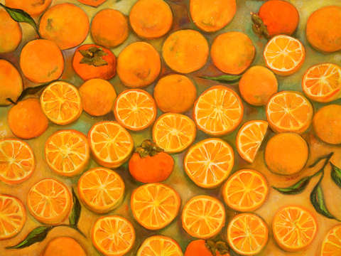 Four persimmons