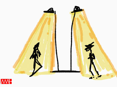 Strangers in the light