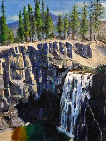 Rainbow falls mammoth ca 2
