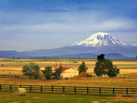 Farm house mt st helens