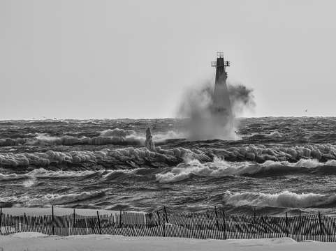 Lake michigan lighthouse