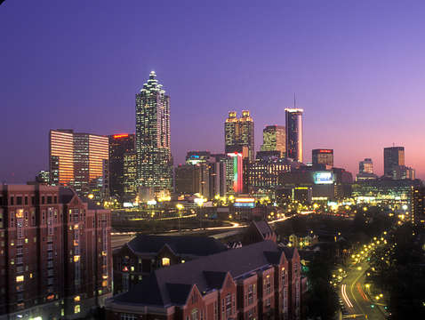 Atlanta skyline at dusk 05ab4822