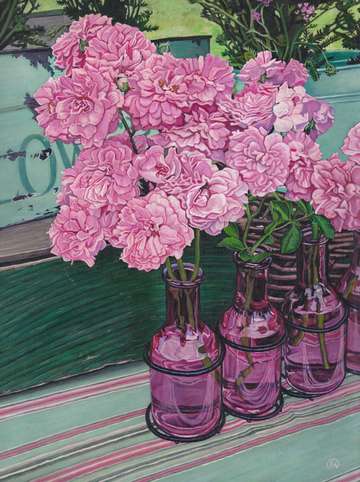 Peonies at the farmers market