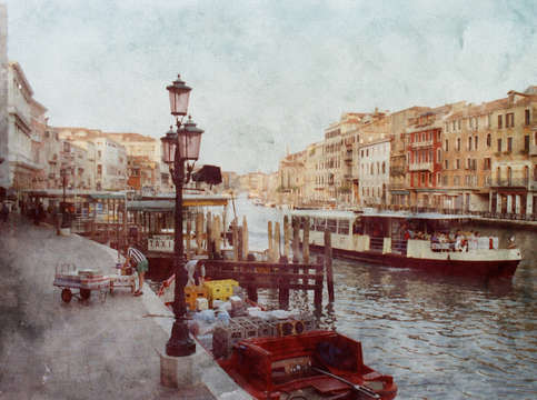 Busy canal