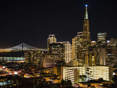 Night scape san francisco
