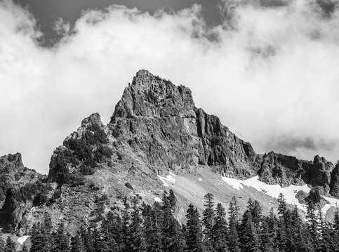 Mount rainier peak