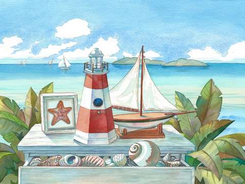 Seaside still life 1