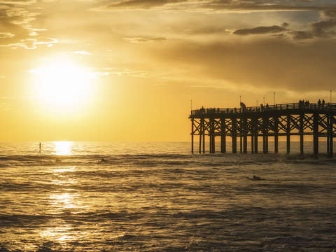 Mission beach sunset 3