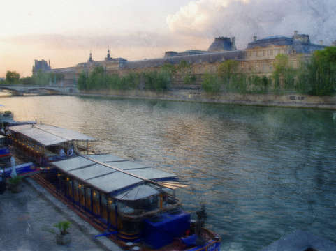 Seine riverboats i