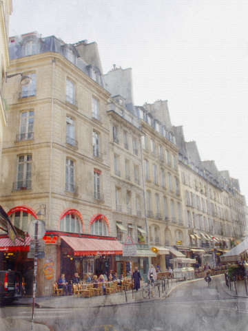 Paris street scene 2