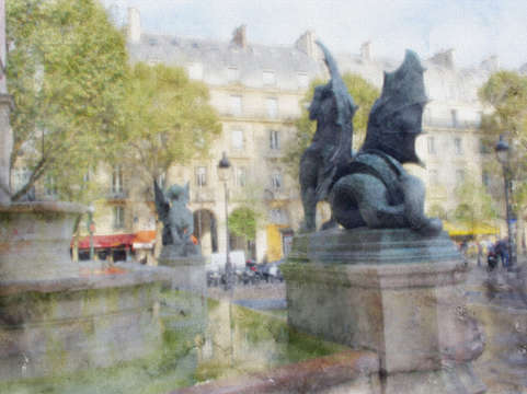 Paris fountain