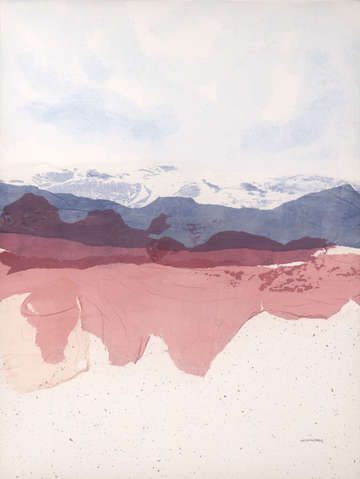 Mountain in washi