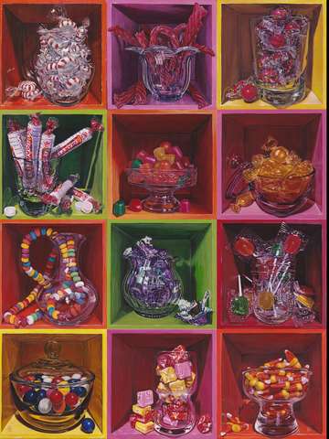 Boxed still life candy series