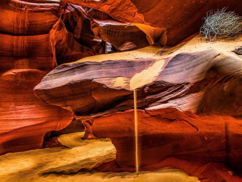 The sand fall