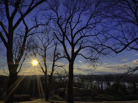 Missouri river bluff