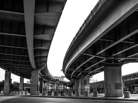 Under the highway