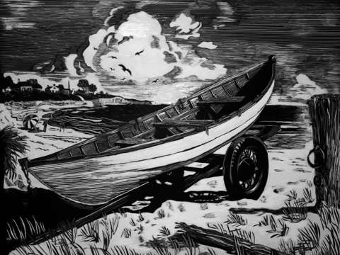 Beach and boat