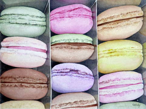 Macaroons at cannes la croisette
