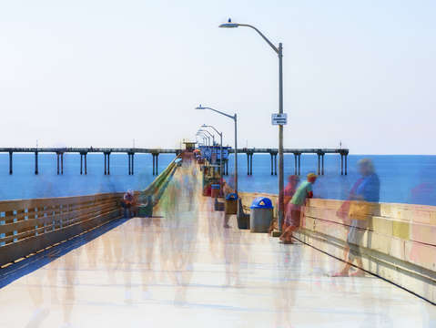 Hanging out on the pier