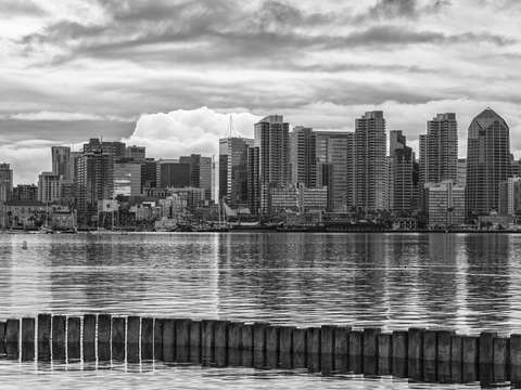 Black and white morning