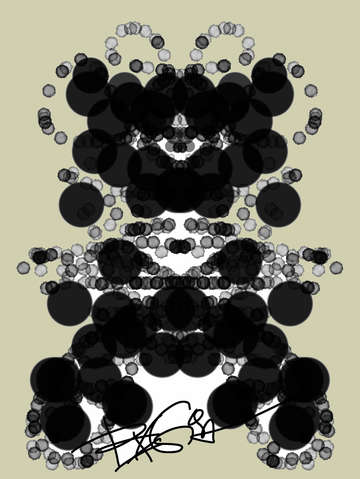 Regiaart black dog